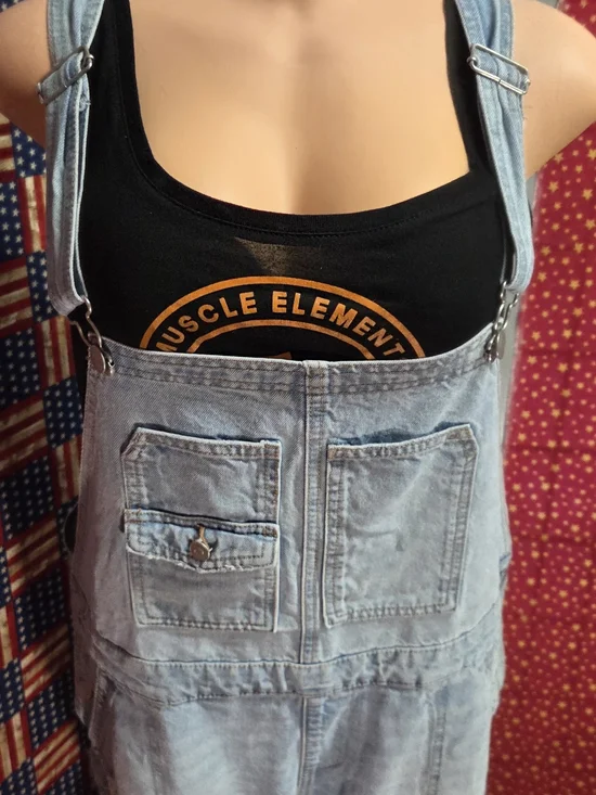 **Celebrity Pink Light Blue Denim Piece** - Picture 5 of 10